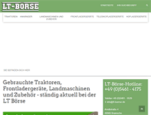 Tablet Screenshot of lt-boerse.de